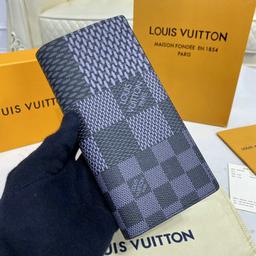 ルイヴィトン LOUISVUITTON 057-N60436　2020年最新入荷 ポルトフォイユ ブラザ NM ロングウォレット 二つ折り長財布 ダミエグラフィットキャンパス