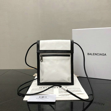 バレンシアガ BALENCIAGA GH-BA92251BS 2021年最新入荷 EXPLORER ストラップ付きスモールポーチ 斜め掛け ショルダーバッグ クロスボディ
