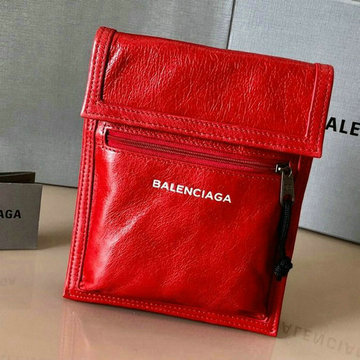 バレンシアガ BALENCIAGA GH-BA53229813PR  2021年最新入荷 EXPLORER ストラップ付きスモールポーチ 斜め掛け ショルダーバッグ クロスボディ