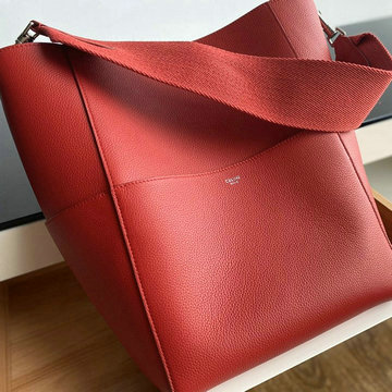 CELINE セリーヌ DDB-CE180543RD 2020年最新入荷 サングル バケットバッグ ショルダーバッグ レディースかばん ラムスキン