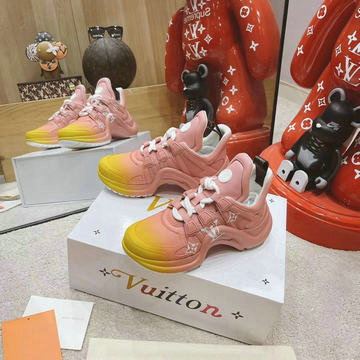 ルイヴィトン LOUISVUITTON 26-LVJ21003  2020年秋冬最新入荷 スニーカー レースアップシューズ レディースシューズ カジュアルシューズ
