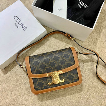 商品名称：セリーヌ CELINE BXN-CE188882KF  2021年最新作 スモール トリオンフバッグ 斜め掛け ショルダーバッグ クロスボディ レディースかばん トリオンフキャンバス