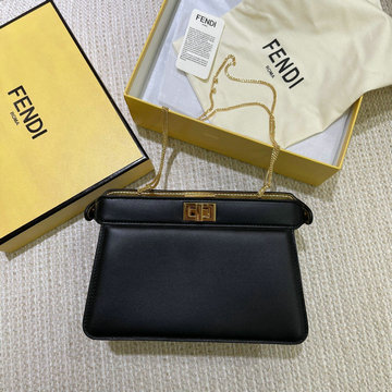 フェンディ FENDI BXN-FD36539BK 2021年最新作 8BN322 ピーカブー アイシーユー クラッチバッグ ハンドバッグ 2way ショルダーバッグ レディースかばん