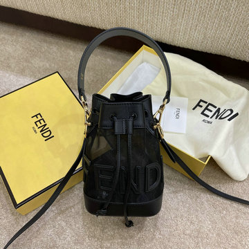 フェンディ FENDI BXN-FD36030BK 2021年最新作 モン トレゾール バゲットバッグ クロスボディ レディースかばん 斜め掛け ショルダーバッグ