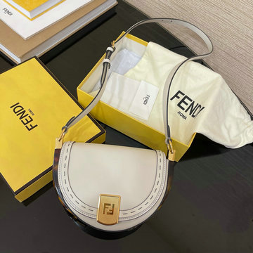 フェンディ FENDI BXN-FD36544BS  2021年最新作 8BT346 ムーンライト 斜め掛け ショルダーバッグ サッチェルバッグ クロスボディ カーフレザー