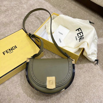 フェンディ FENDI BXN-FD36544GL 2021年最新作 8BT346 ムーンライト 斜め掛け ショルダーバッグ サッチェルバッグ クロスボディ カーフレザー