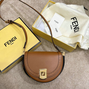 フェンディ FENDI BXN-FD36544JT  2021年最新作 8BT346 ムーンライト 斜め掛け ショルダーバッグ サッチェルバッグ クロスボディ カーフレザー