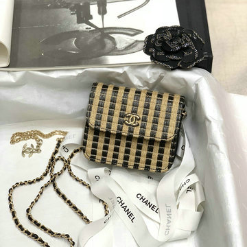 商品名称：シャネル CHANEL 99-CH2005BK 2021年最新入荷 フラップバッグ 斜め掛け ショルダーバッグ クロスボディ レディースかばん スクエアバッグ ラフィア