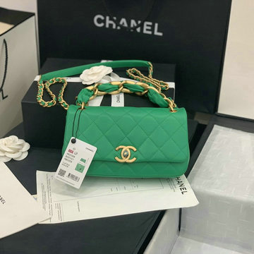 シャネル CHANEL 99-CH2388YGL 2021年最新入荷 フラップバッグ 斜め掛け ショルダーバッグ クロスボディ レディースかばん ラムスキン