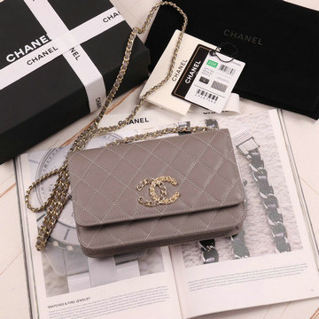 シャネル CHANEL 99-CH1794QHS 2021年最新入荷 チェーンウォレット 斜め掛け ショルダーバッグ クロスボディ レディースかばん キャビアスキン