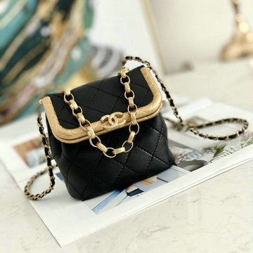 商品名称：シャネル CHANEL 057-CH1885BK 2021年最新入荷 スモール フラップバッグ 斜め掛け ショルダーバッグ クロスボディ レディースかばん