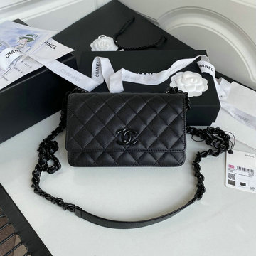 シャネル CHANEL 057-CH1954BK 2021年最新入荷 チェーンウォレット フラップバッグ 斜め掛け ショルダーバッグ クロスボディ レディースかばん