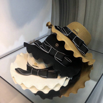 商品名称：シャネル CHANEL 057-MZCH21013 2021年最新入荷 ストローハット 帽子 カンカン帽 つば広帽子 日焼け止め