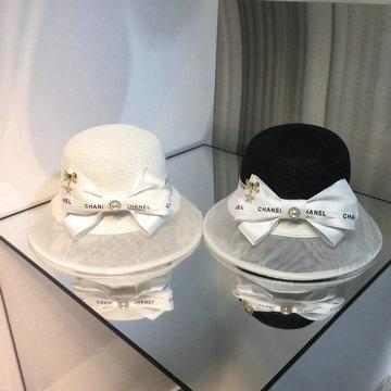 商品名称：シャネル CHANEL 057-MZCH21014 2021年最新入荷 ストローハット 帽子 カンカン帽 つば広帽子 日焼け止め