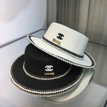 商品名称：シャネル CHANEL 057-MZCH21015 2021年最新入荷 ストローハット 帽子 カンカン帽 つば広帽子 日焼け止め