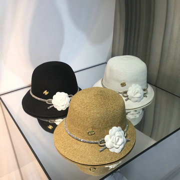 商品名称：シャネル CHANEL 057-MZCH21017 2021年最新入荷 ストローハット 帽子 カンカン帽 つば広帽子 日焼け止め