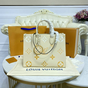 ルイヴィトン LOUISVUITTON 057-M45717  2021年最新入荷 オンザゴー MM ハンドバッグ トートバッグ ママバッグ ショッピングバッグ