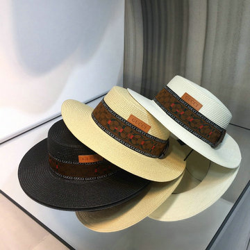 商品名称：グッチ GUCCI 057-MZGG21007 2021年最新入荷 ストローハット 帽子 カンカン帽 つば広帽子 日焼け止め