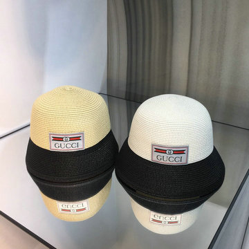 グッチ GUCCI 057-MZGG21011 2021年最新入荷 ストローハット 帽子 カンカン帽 日焼け止め