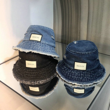 グッチ GUCCI 057-MZGG21013 2021年最新入荷 エスバドリーハット デニムハット 帽子 つば広帽子 日焼け止め