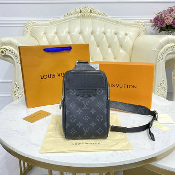 ルイヴィトン LOUISVUITTON 057-M30741  2021年最新入荷 アウトドア スリングバッグ ウェストバッグ チェストバッグ ベルトバッグ モノグラムエクリプス キャンバス