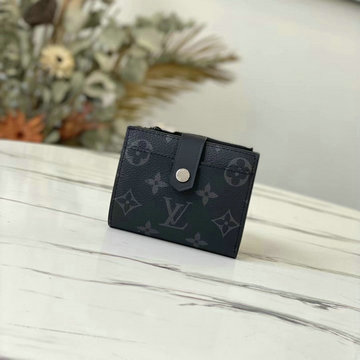 ルイヴィトン LOUISVUITTON 99-M60451K 2021年最新入荷 ミュルティ ポルト カルト 二つ折り短財布 ショートウォレット 小銭入れ 札入れ モノグラムエクリプスキャンパス