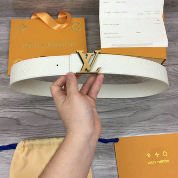 ルイヴィトン LOUISVUITTON 99-MP238B  2021年最新入荷 サンチュール LVシェイプ ベルト 幅40mm カーフレザー