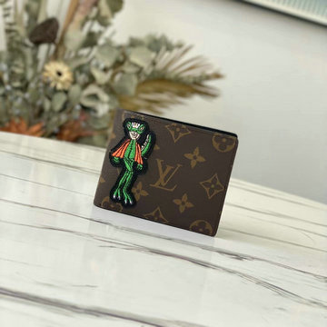 ルイヴィトン LOUISVUITTON 99-M80156 2021年最新入荷 ポルトフォイユ スレンダー NM 二つ折り短財布 ショートウォレット 札入れ カードポケット モノグラムキャンパス