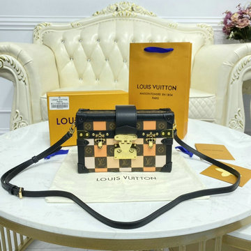 商品名称：ルイヴィトン LOUISVUITTON 057-M55519 2021年最新入荷 プティット マル MM トランクバッグ 斜め掛け ショルダーバッグ クロスボディ レディースかばん