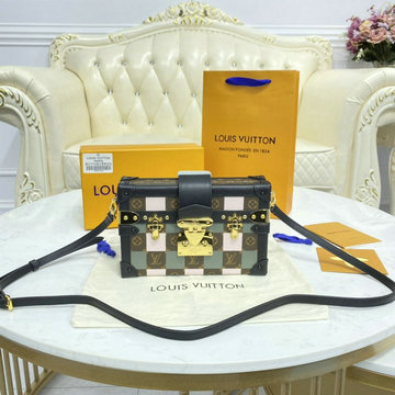 商品名称：ルイヴィトン LOUISVUITTON 057-M55519H 2021年最新入荷 プティット マル MM トランクバッグ 斜め掛け ショルダーバッグ クロスボディ レディースかばん