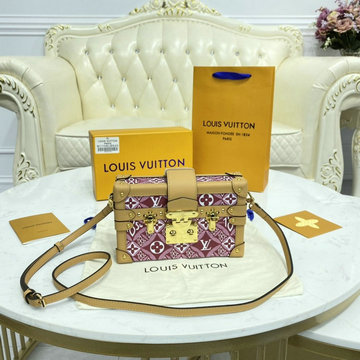 ルイヴィトン LOUISVUITTON 057-M57212R 2021年最新入荷 プティット マル トランクバッグ 斜め掛け ショルダーバッグ クロスボディ レディースかばん スクエアバッグ