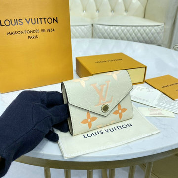 ルイヴィトン LOUISVUITTON 057-M80086F 2021年最新入荷 ポルトフォイユ ヴィクトリーヌ 二つ折り短財布 ショートウォレット 札入れ モノグラムアンプラント