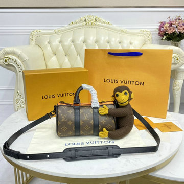 商品名称：ルイヴィトン LOUISVUITTON 057-M80118 2021年最新入荷 キーポル XS ボストンバッグ ハンドバッグ 2way 斜め掛け ショルダーバッグ モノグラムキャンパス