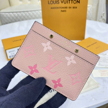 ルイヴィトン LOUISVUITTON 057-M80401F 2021年最新入荷 ポルト カルト サーンプル カードケース 名刺れ モノグラム アンプラント レザー