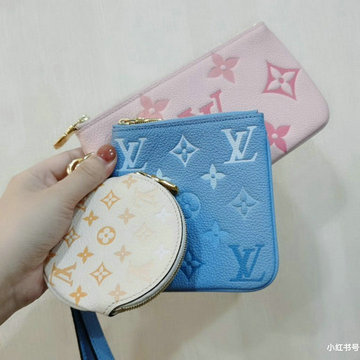 ルイヴィトン LOUISVUITTON 057-M80407 2021年最新入荷 ポシェット トリオ ポーチ 手持ちかばん ジッピーウォレット ファスナー長財布 小銭入れ