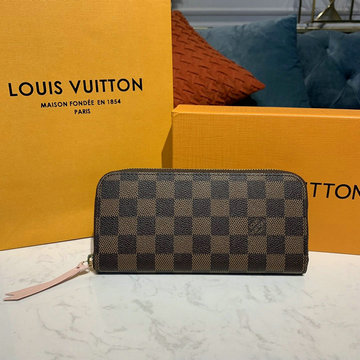 ルイヴィトン LOUISVUITTON 057-N41626 2021年最新入荷 ポルトフォイユ クレマンス ジッピーウォレット ファスナー長財布 ロングウォレット ダミエエベヌキャンパス