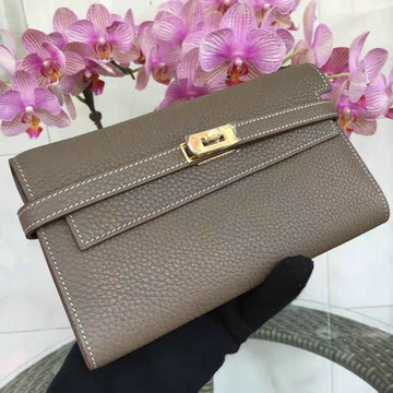 商品名称：エルメス HERMES 063-H708LJDH 2021年最新入荷 ケリーウォレット 手持ちかばん ロングウォレット クラッチバッグ トリヨン