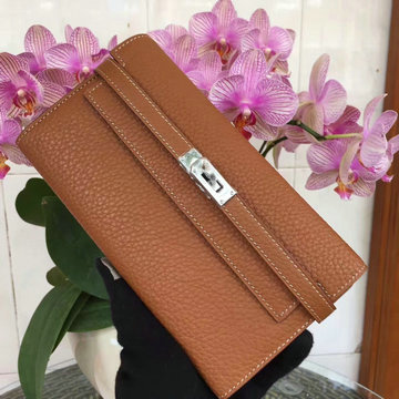エルメス HERMES 063-H708LYTH 2021年最新入荷 ケリーウォレット 手持ちかばん ロングウォレット クラッチバッグ トリヨン