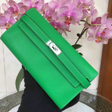 エルメス HERMES 063-H708SYGL 2021年最新入荷 ケリーウォレット 手持ちかばん ロングウォレット クラッチバッグ ヴォーエプソン