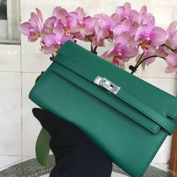 エルメス HERMES 063-H708SYML 2021年最新入荷 ケリーウォレット 手持ちかばん ロングウォレット クラッチバッグ ヴォーエプソン
