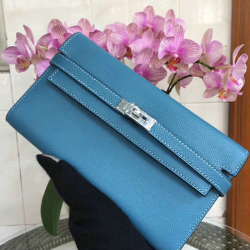 商品名称：エルメス HERMES 063-H708SYNL 2021年最新入荷 ケリーウォレット 手持ちかばん ロングウォレット クラッチバッグ ヴォーエプソン