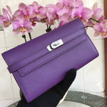 商品名称：エルメス HERMES 063-H708SYZS  2021年最新入荷 ケリーウォレット 手持ちかばん ロングウォレット クラッチバッグ ヴォーエプソン