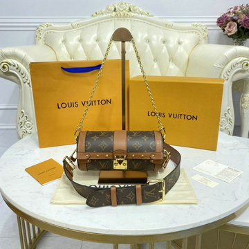 ルイヴィトン LOUISVUITTON 057-M45707L  2021年最新入荷 パピヨン BB ホーボーバッグ チェーン トートバッグ ショルダーバッグ レディースかばん モノグラムキャンパス