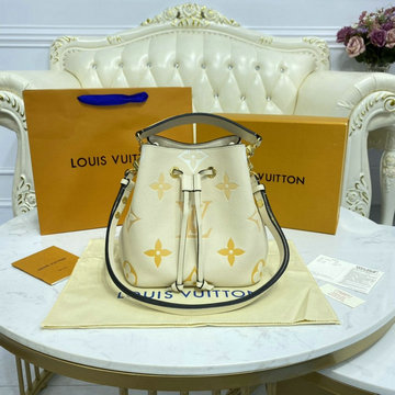 ルイヴィトン LOUISVUITTON 057-M45716　2021年最新入荷 ネオノエ BB バケットバッグ ショルダーバッグ トートバッグ ドローストリングバッグ