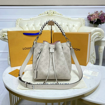 ルイヴィトン LOUISVUITTON 057-M57526 2021年最新入荷 ムリア トップハンドルバッグ ショルダーバッグ ドローストリングバッグ バゲットバッグ マヒナ レザー