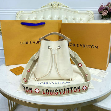 商品名称：ルイヴィトン LOUISVUITTON 057-M57693 2021年最新入荷 ネオノエ BB バケットバッグ ショルダーバッグ トートバッグ ドローストリングバッグ エピ レザー