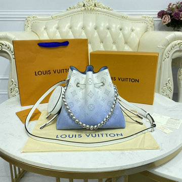 ルイヴィトン LOUISVUITTON 057-M57856 2021年最新入荷 ベラ 斜め掛け ショルダーバッグ レディースかばん クロスボディ ドローストリングバッグ マヒナレザー