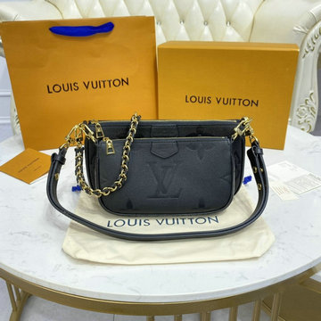 ルイヴィトン LOUISVUITTON 057-M80399 2021年最新入荷 ミュルティ ポシェット アクセソワール ショルダーバッグ ポーチ チェーンウォレット グレインレザー