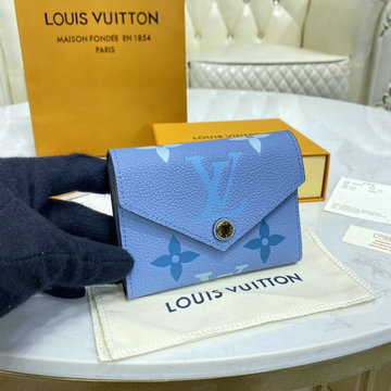 ルイヴィトン LOUISVUITTON 057-M80086L 2021年最新入荷 ポルトフォイユ ヴィクトリーヌ 二つ折り短財布 ショートウォレット カードケース