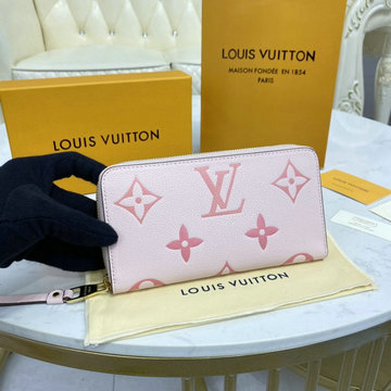 ルイヴィトン LOUISVUITTON 057-M80403 2021年最新入荷 ジッピー ウォレット ラウンドファスナー長財布 ロングウォレット モノグラム アンプラント レザー